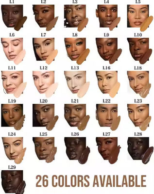 เอกชน Label ใบหน้า Makeup Foundation คุณภาพสูง DIY ครบครันครอบคลุม