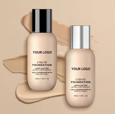 OEM Nieuwe Warm Liquid Foundat Make-up Set Private Label Includeert Foundation Concealer Matte Zonnebrandcrème-Support Foundation Brush Set