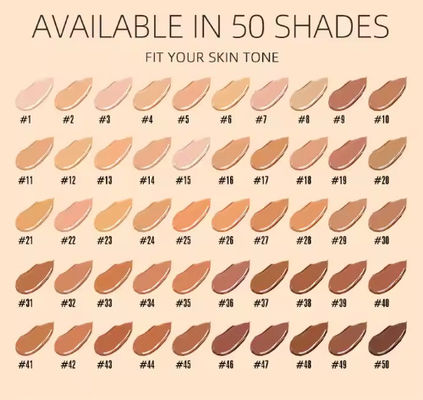 OEM Nieuwe Warm Liquid Foundat Make-up Set Private Label Includeert Foundation Concealer Matte Zonnebrandcrème-Support Foundation Brush Set