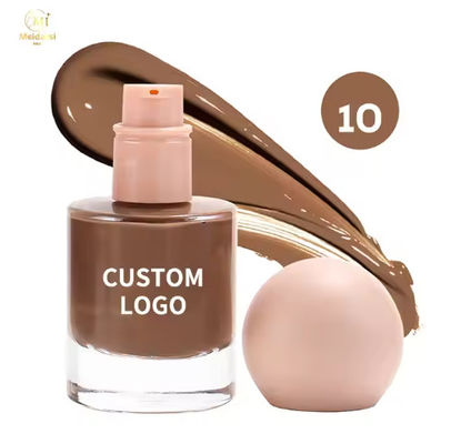 Aanpasbaar lichtgewicht Langdurig Foundation Make-up Volledige dekking Natuurlijke Waterdichte Olie Controle Chemische Custom Logo Creme