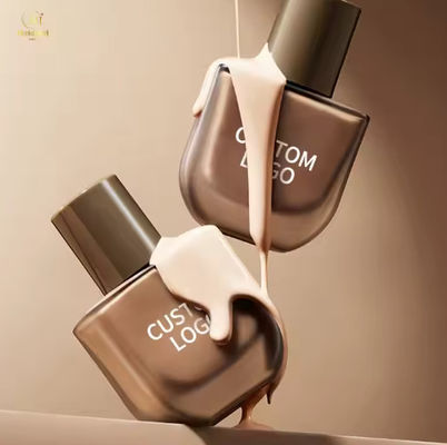 OEM ODM Αδιάβροχο Ίδρυμα Μακιγιάζ και Concealer Πλήρης κάλυψη Οργανική Αρχική Χρωματισμένη ενυδατική κρέμα Νερό Ίδρυμα σκούρου δέρματος