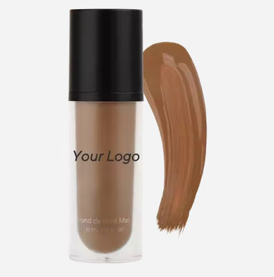 Natural Mineral Face Cream Foundation Custom Your Logo Full Coverage Face Make-up Matte Finish Liquid Creamy Concealer Foundation