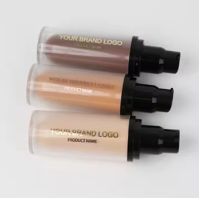 Natural Mineral Face Cream Foundation Custom Your Logo Full Coverage Face Make-up Matte Finish Liquid Creamy Concealer Foundation
