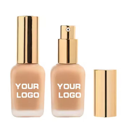 Wolne od okrucieństwa niskie MOQ Private Label Matte Foundation Custom Logo Długotrwałe Liquid Foundation Produkty kosmetyczne