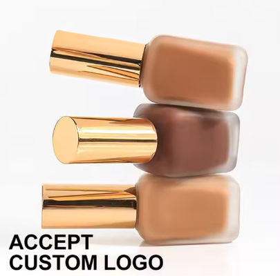 Wolne od okrucieństwa niskie MOQ Private Label Matte Foundation Custom Logo Długotrwałe Liquid Foundation Produkty kosmetyczne