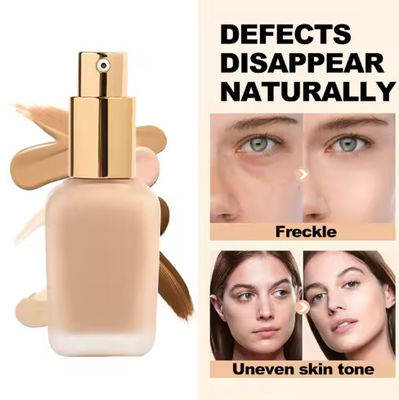 Wolne od okrucieństwa niskie MOQ Private Label Matte Foundation Custom Logo Długotrwałe Liquid Foundation Produkty kosmetyczne