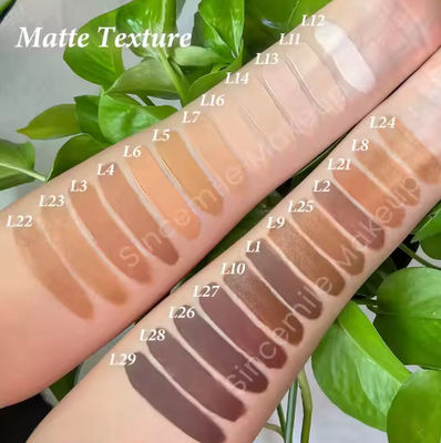 Wolne od okrucieństwa niskie MOQ Private Label Matte Foundation Custom Logo Długotrwałe Liquid Foundation Produkty kosmetyczne