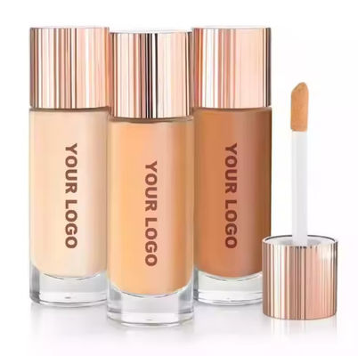 Private Label Make-up Matte Foundation Full Coverage Liquid Foundation Make-up Groothandel Vrouwelijk Lichaam Waterdicht Liquid Foundation