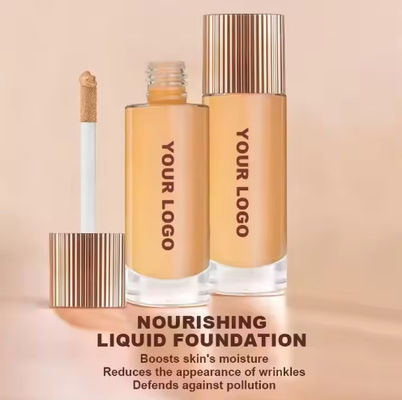 Private Label Make-up Matte Foundation Full Coverage Liquid Foundation Make-up Groothandel Vrouwelijk Lichaam Waterdicht Liquid Foundation