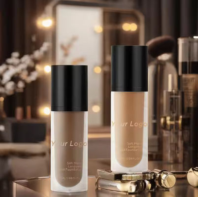 OEM/ODM Geen logo Luxe private label kleuren Volledige dekking Lqiuid Concealer Vegan Waterproof Langdurige Liquid Foundation