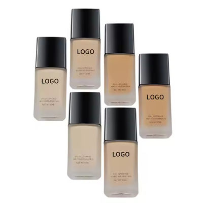 OEM/ODM Maquillaje de base de cobertura completa a prueba de agua para todo tipo de piel