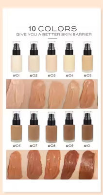 OEM / ODM Wegan Długotrwały wodoodporny twarz SPF30 Mat Liquid Makeup Concealer Foundation