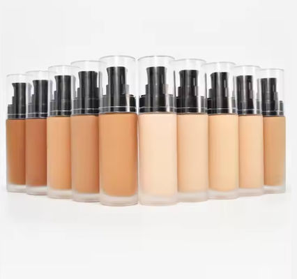 Beste Foundation Waterproof Face Make-up Foundation Base Primer Geen Logo Foundation Private Label Voor Donkere Huid Vegan