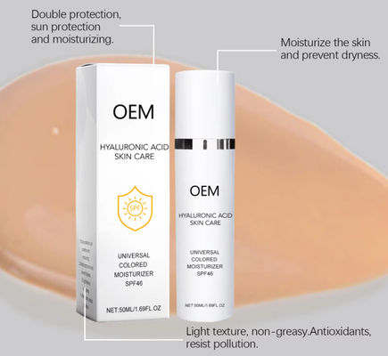 Privélabel Dag Gezichtscrème Huidverzorging Rimpel Anti-aging Hydratant Gezichtscrème Huidverzorgingsproduct Met SPF