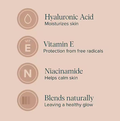 Groothandel Etiket 50 ml Gezicht en lichaam Make-up Zonnebrandcrème Universele getinte vochtinbrengende crème SPF 46 Zonnebrandcrème