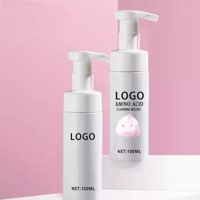 Gezichtsverzorging Huidverzorging Make-up Reinigingsreiniger GEEN LOGO 100 ml Aminozuur Reiniging Hydraterende Foaming Bubble Make-up Remover Reiniger