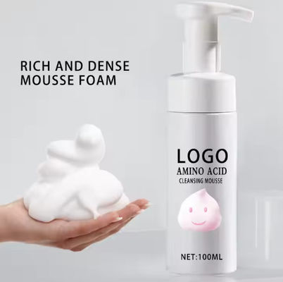 Gezichtsverzorging Huidverzorging Make-up Reinigingsreiniger GEEN LOGO 100 ml Aminozuur Reiniging Hydraterende Foaming Bubble Make-up Remover Reiniger