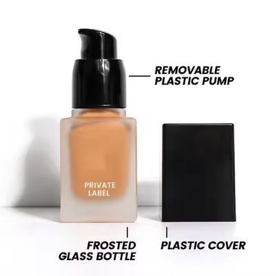 Wysokiej jakości 10 odcieni Square Tube Makeup Foundation Full Coverage Private Label Concealer Waterproof Matte Liquid Foundation