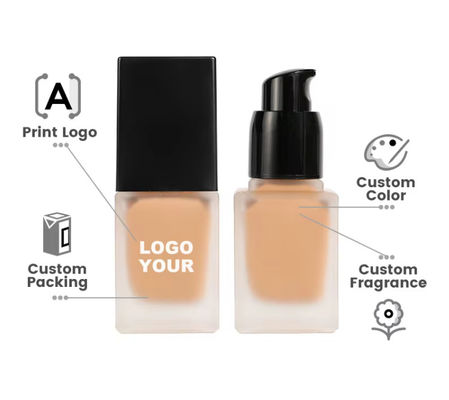 Wysokiej jakości 10 odcieni Square Tube Makeup Foundation Full Coverage Private Label Concealer Waterproof Matte Liquid Foundation
