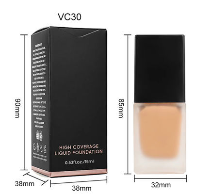 Wysokiej jakości 10 odcieni Square Tube Makeup Foundation Full Coverage Private Label Concealer Waterproof Matte Liquid Foundation