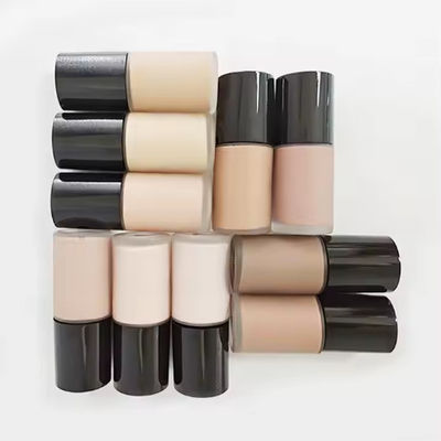 Multicolor Color Moisturizing Oil-control Waterproof Liquid Foundation Private Label Make-up Liquid Foundation Włókno