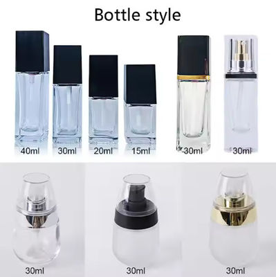 Multicolor Color Moisturizing Oil-control Waterproof Liquid Foundation Private Label Make-up Liquid Foundation Włókno