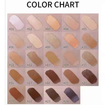 Multicolor Color Moisturizing Oil-control Waterproof Liquid Foundation Private Label Make-up Liquid Foundation Włókno