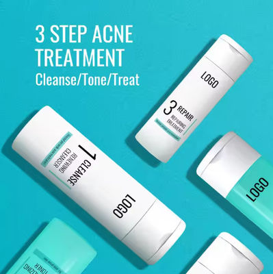 Controllo dell'olio di etichetta privata Cura della pelle Pulizzatore facciale idratante Crema tonicatore Vegan Facial Skin Care Set