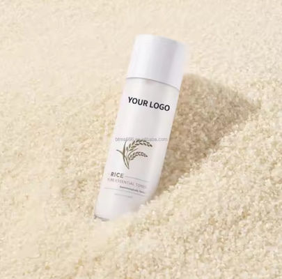 Toner organico per la pelle del viso con riso Coreano Marca privata Ingrosso Crema idratante per il viso Acqua Toner essenziale puro di riso