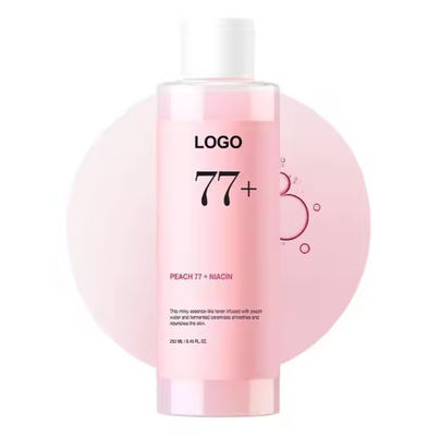 OEM / ODM Частный бренд Annua Peach 77% Никотинамидная эссенция Увлажняющая кожа Успокаивающая освежающая тоник для ухода за кожей