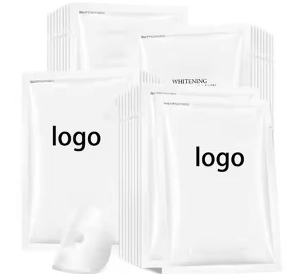 OEM / ODM Colágeno Natural de Ervas Folha de Máscara Facial Vegana Rosa Folha de Máscara Facial de Água Acalmante Hidratante e Brilhante