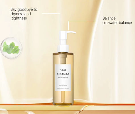 OEM / ODM Marque privée huile de nettoyage Centella démaquillant doux démaquillant huile de nettoyage profond pour la peau du visage