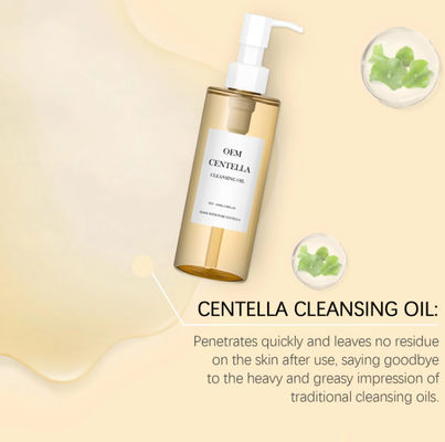OEM / ODM Marque privée huile de nettoyage Centella démaquillant doux démaquillant huile de nettoyage profond pour la peau du visage