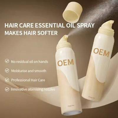 OEM / ODM 맞춤형 헤어 케어 향수 향유 헤어 오일 스프레이 수분화 빛 건조 곱슬머리 부드러운 특징 재료 코코넛 오일