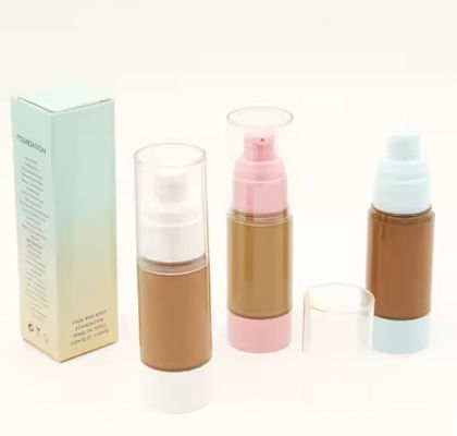 OEM / ODM Sprzedaż hurtowa wegańska pełna ochrona Private Label Liquid Foundation Makeup wodoodporny i maty dla całej skóry