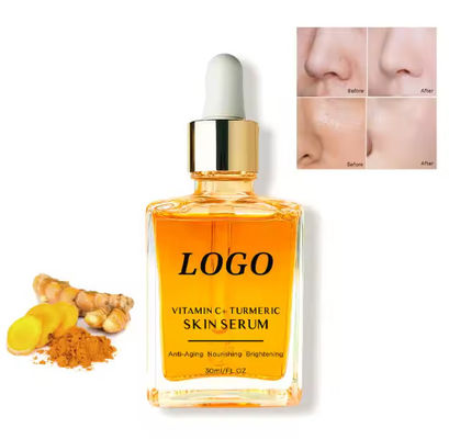 OEM / ODM Best Sale Private Label Biologische vochtinbrengende kurkuma Gezichtsolie Gember Extract Gezichtsverhelderend Serum