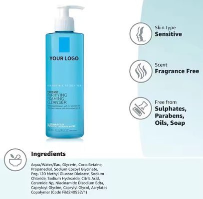 OEM / ODM Foaming Face Wash Diep reinigt poriën oliecontrole vochtinbrengende reinigende foaming gezichtsreiniger