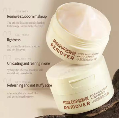 Private Label Zachte Make-up Remover Balsem 100g / 3.5oz Verzachtende Formule Voedend Voor Alle Huidtypes Tea Tree Olie Reinigingsbalsem