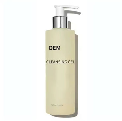 OEM / ODM Make-up Remover Leverancier Biologische Reinigende Gezichts Gel Was Kruiden Mineralen Natuurlijke Gezichtsreinigings Gel