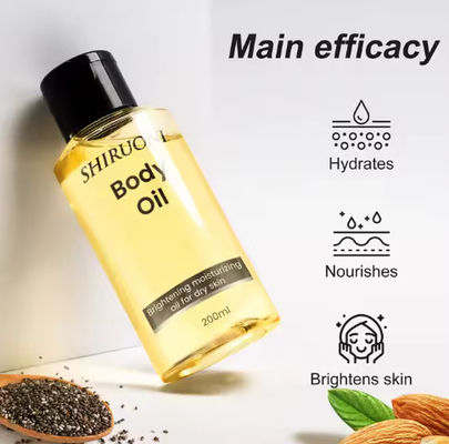 Olio per il corpo all'olio di sesamo vegano biologico Private Label con effetto abbronzatura istantanea per spray abbronzante per la cura della pelle