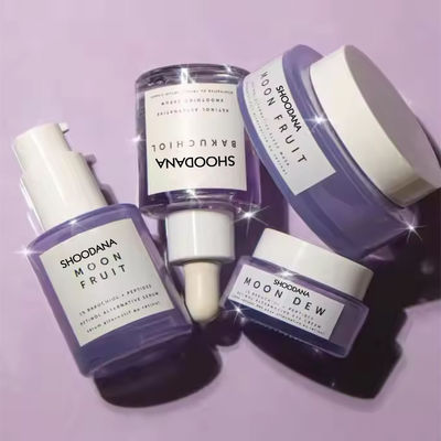 Serum do twarzy z bakuchiolem, nawilżający i rozjaśniający, do użytku własnego, 1% bakuchiolu + peptydy, alternatywa dla retinolu, Moon Fruit