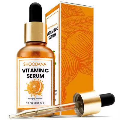 Wytwarzanie kosmetyczne witamina C. Serum twarzy z kwasem hialuronowym.