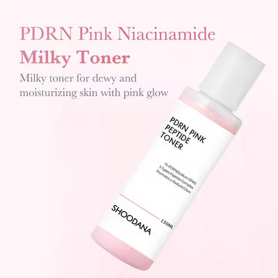 Korean Private Label Salom DNA Pdrn Niacinamide Peptide Pink Face Toner Anti Aging Skin Care Facial Milkly Toner Skincare