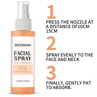 ODM / OEM Private Label Face Toner Moisturizing Spray Deep Face Hydrating Quickly Absorb VC Whitening Skin Moisturizing Face Spray