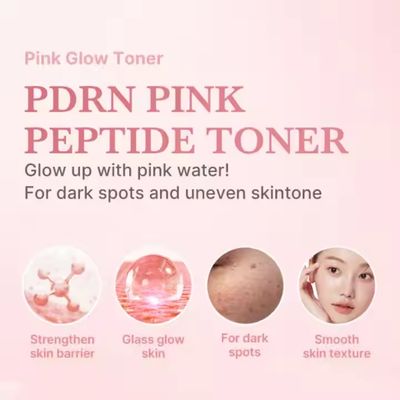 Double Essence Korean Toner Idratante Lenitivo per Pelli Irritate PDRN Salmone Rosa PDRN DNA Niacinamide Toner Cura della Pelle Coreana