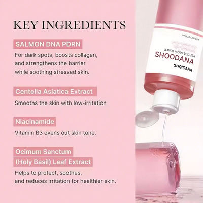Double Essence Korean Toner Idratante Lenitivo per Pelli Irritate PDRN Salmone Rosa PDRN DNA Niacinamide Toner Cura della Pelle Coreana