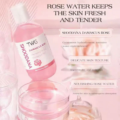 Etichetta privata Acqua di rosa di Damasco Dolce idratante profondo idratante tonificante per il viso idratante per la cura della pelle nutriente tonificante per la pelle Acqua di rosa