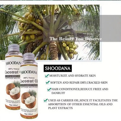 Grosir Perawatan Kulit Spa Salon Pijat Minyak Tubuh Minyak Esensial Anti Kerutan Aromaterapi Bulk Organic Pure Virgin Coconut Oil