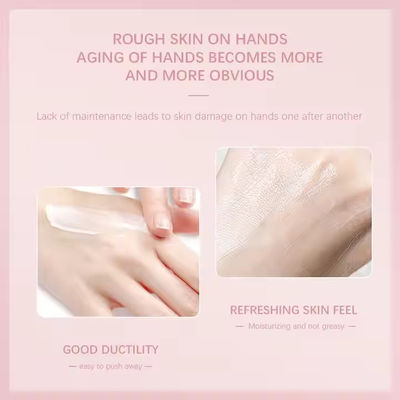 Crème pour les mains rose naturelle biologique Crème pour les mains personnalisée à étiquette privée
