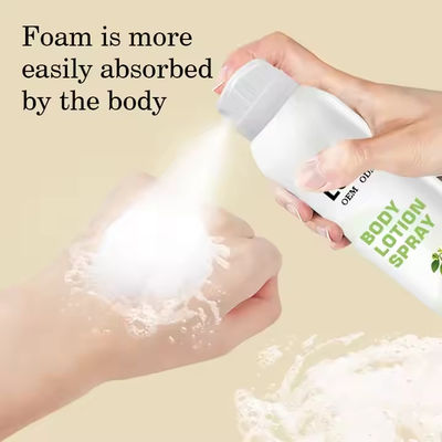 120ml 바디 밀크 영양 스프레이 글리세린 나이아신아마이드 레티놀 브라이트닝 탄력 강화 미백 바디 로션 모이스처라이징 스프레이